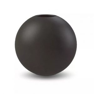 Black ball vase